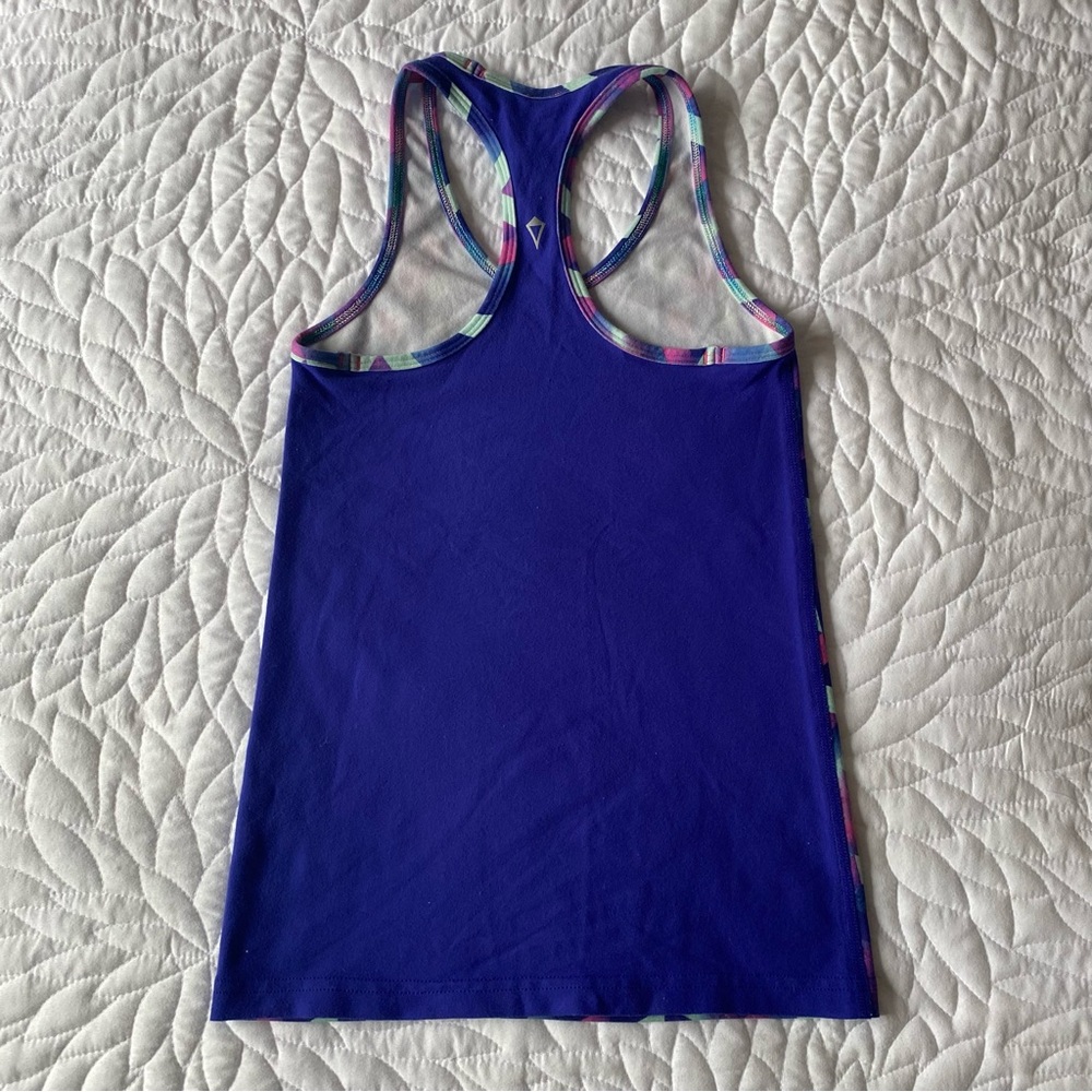 Ivivva Purple and Blue Geometric Tank Top - Picture 5 of 6